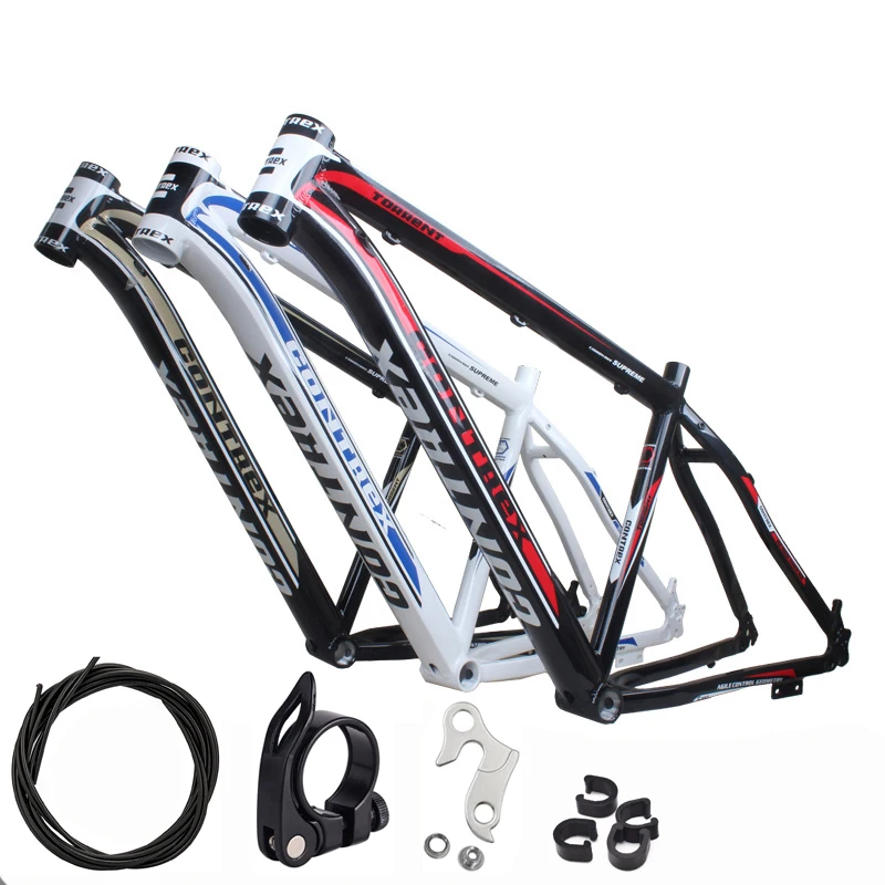 알루미늄 합금 산악 자전거 프레임, 디스크 브레이크 프레임, 테일 후크 자전거 프레임, mtb 프레임, 26in, 29 in